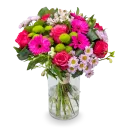 Kytice růžových květů